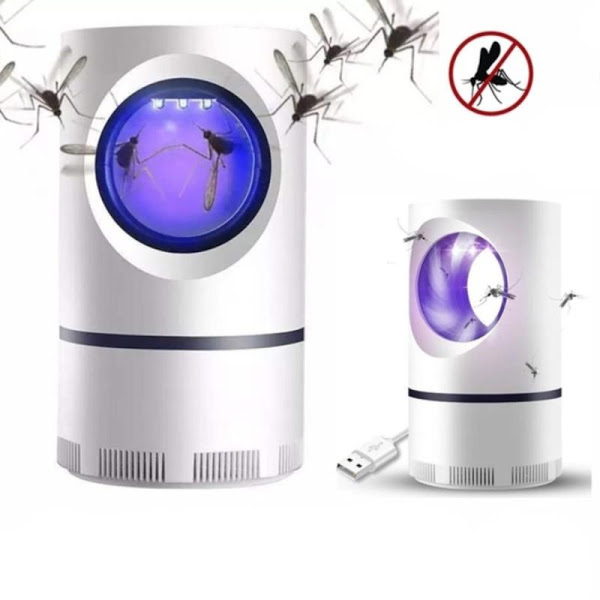 Image of Promotie 1+1 Lampa UV anti insecte, USB, cu ventilator, pentru interior