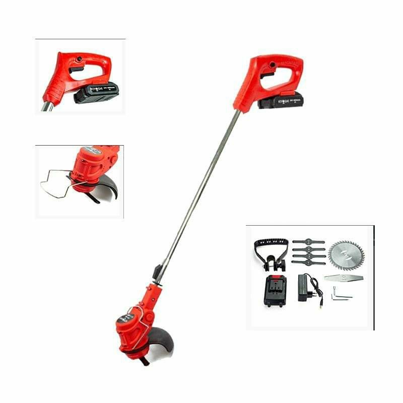Trimmer electric cu acumulator (motocoasa), Acumulator si Incarcator Inclus