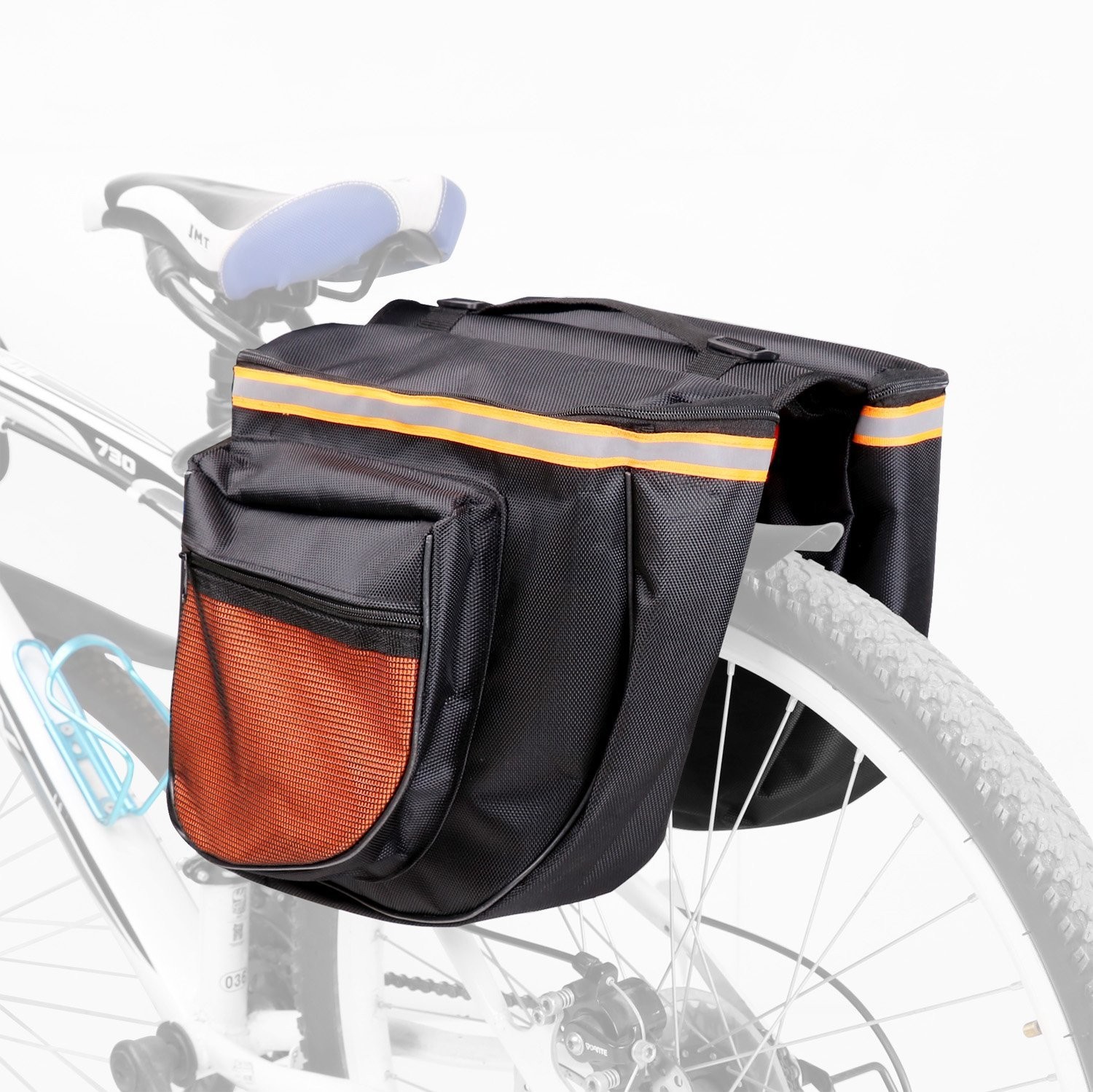 Geanta dubla pentru portbagaj bicicleta