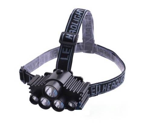 Lanterna frontala cu 5 LED-uri Bailong BL 915