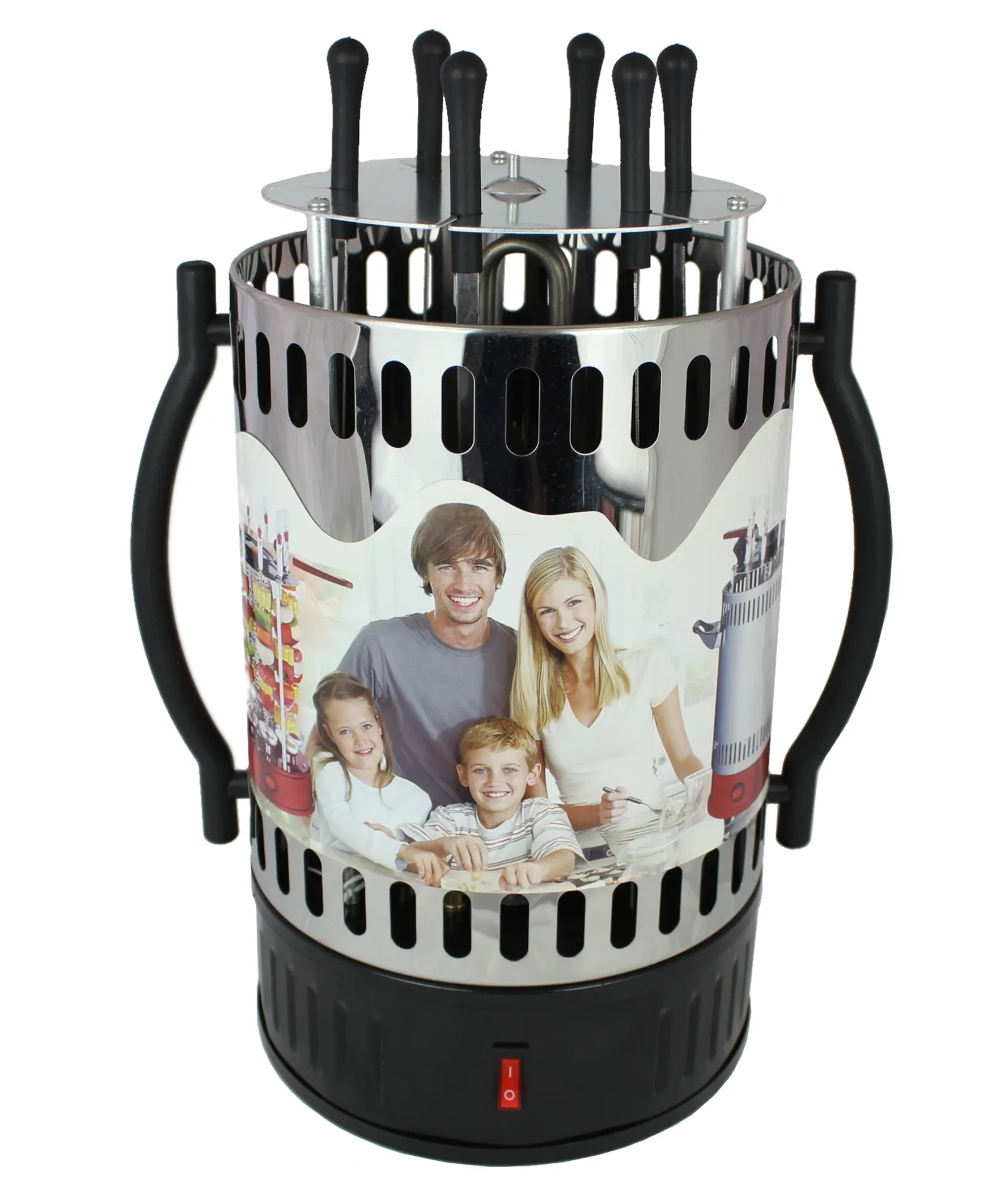 Rotisor Vertical pentru frigarui cu 6 tepuse incluse, 1350W