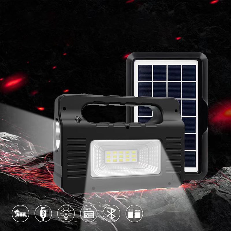 Kit cu panou solar, 3 becuri,funtie powerbank si difuzor, 6V