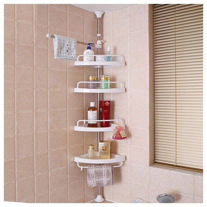 Raft telescopic de perete pentru baie