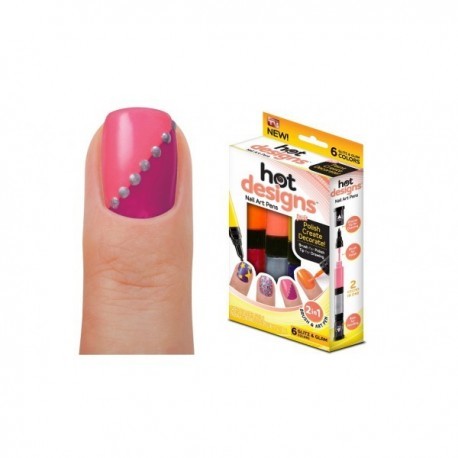 Pensule si punctatoare 2in1 Hot Designs