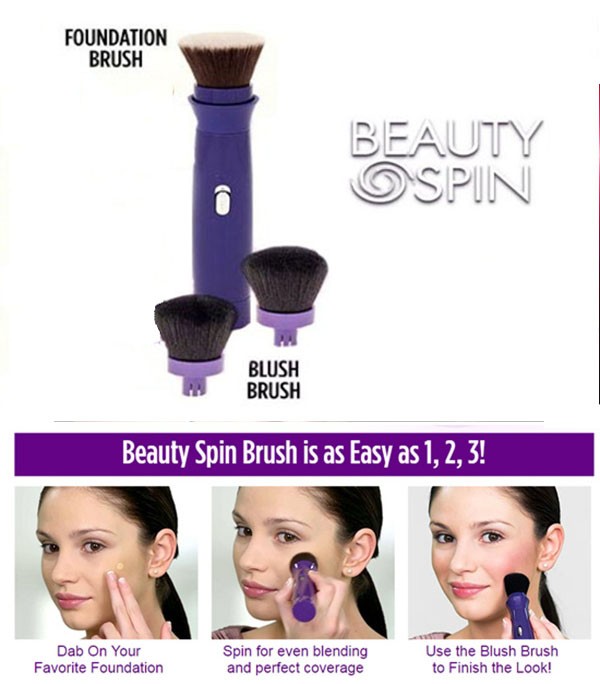 Set pensula electrica pentru machiaj Beauty Spin