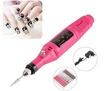 FREZA UNGHII INCLUDE 5 PILE 5 CAPETE ABRAZIVE VITEZA REGLABILA SEMIPROFESIONALA ALIMENTARE USB