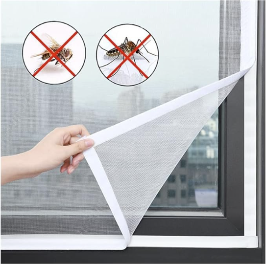 Plasa de fereastra anti insecte cu adeziv model magnet 130 x 150cm