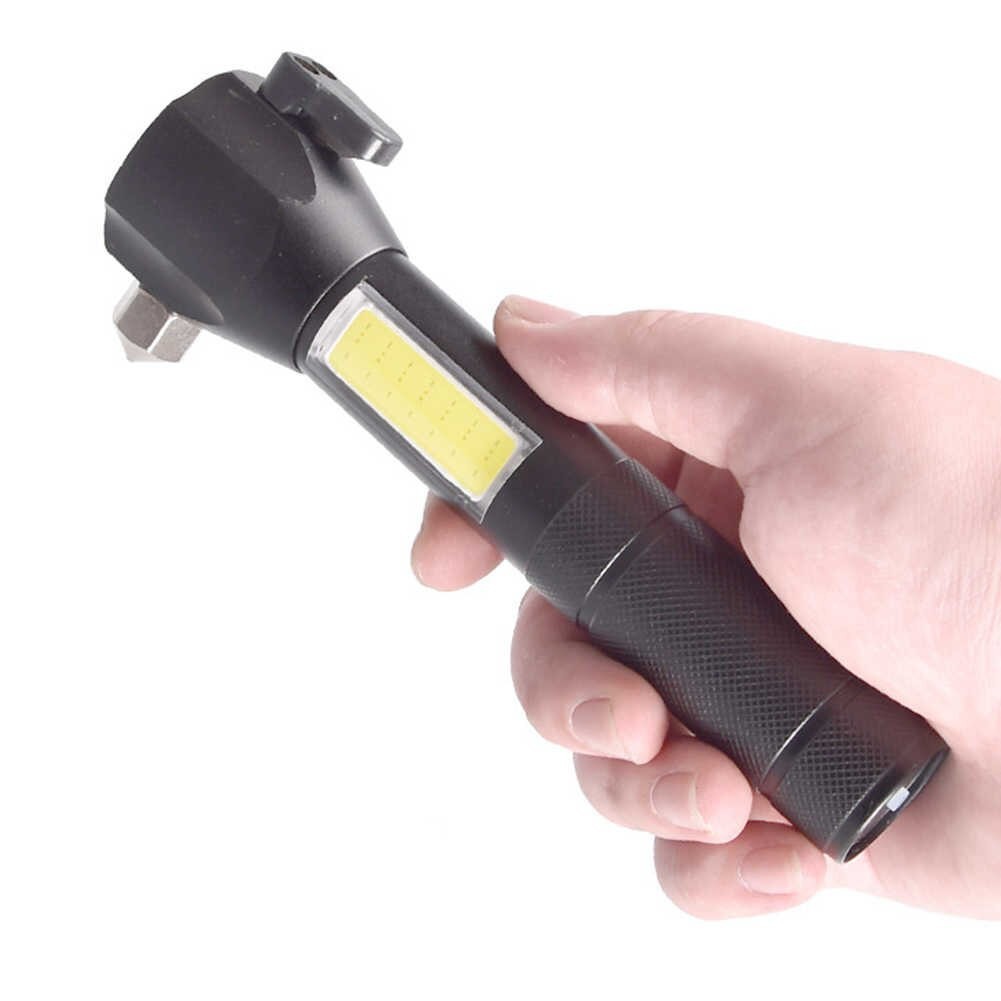 Lanterna 4in1 reincarcabila LED COB de urgenta pentru masina