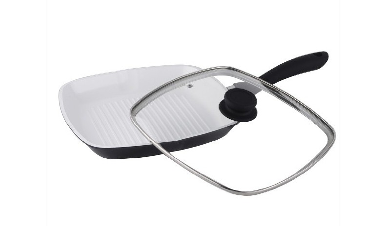 Gratar ceramic maner detasabil 28 cm
