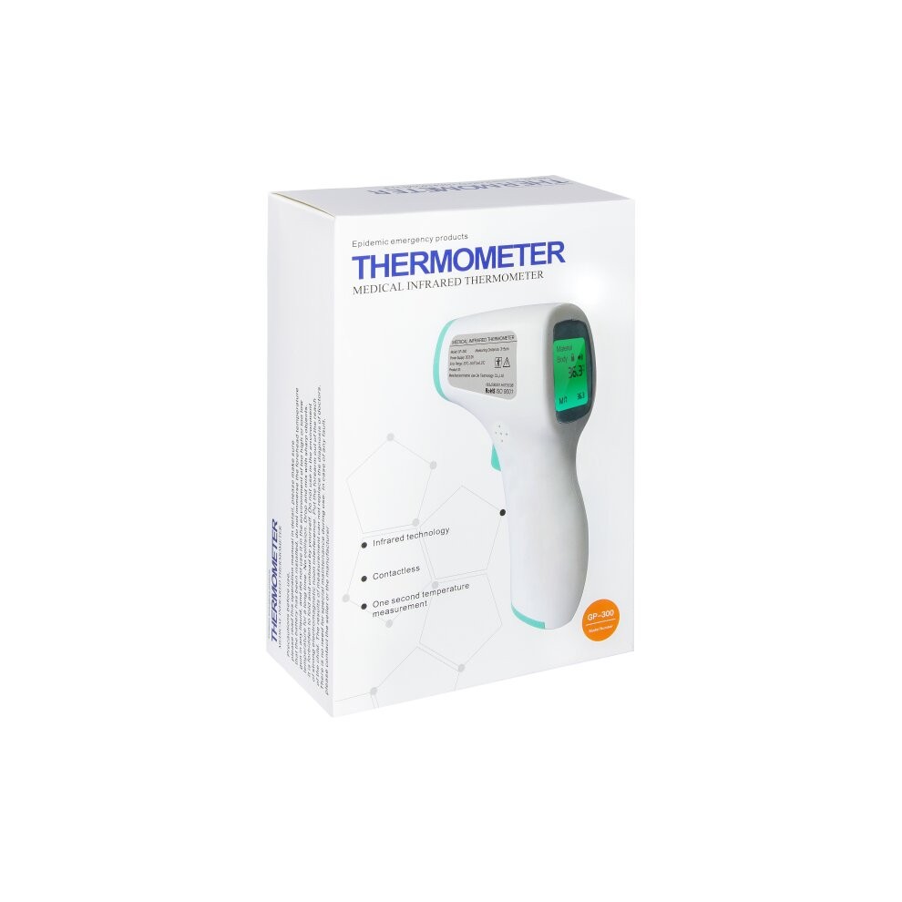 GP-300 Handheld Infrared Digital Thermometer – Non-Contact, High Precision By ASATECHMED