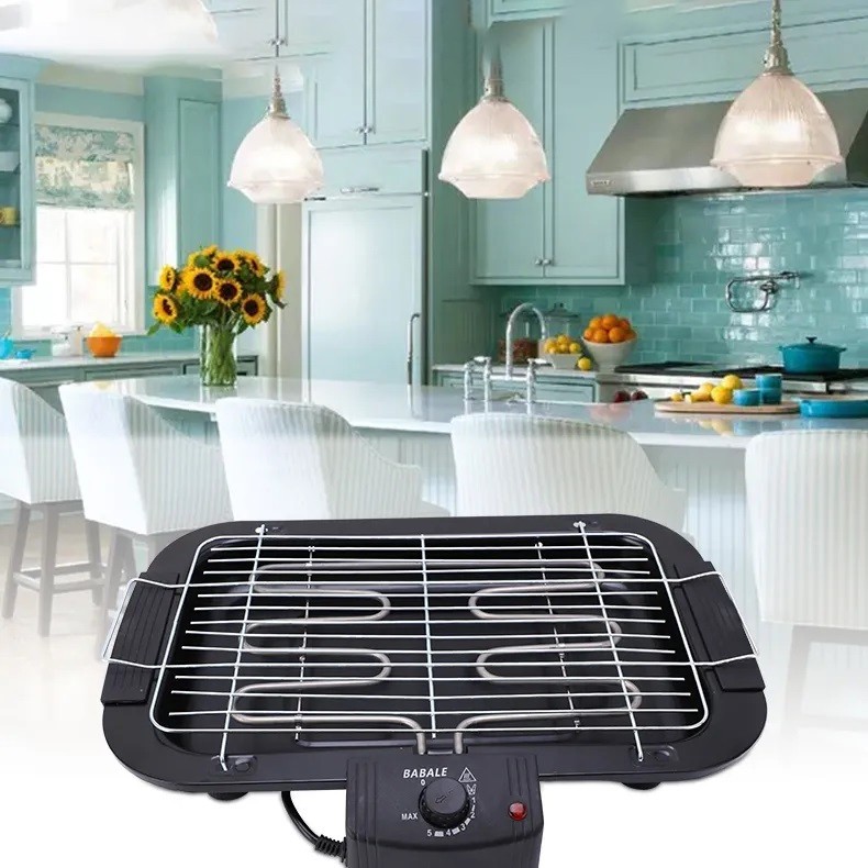 Gratar electric, 2000 W, 5 trepte de temperatura