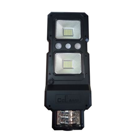 Lampa stradala LED 60 W cu panou solar si senzor de lumina