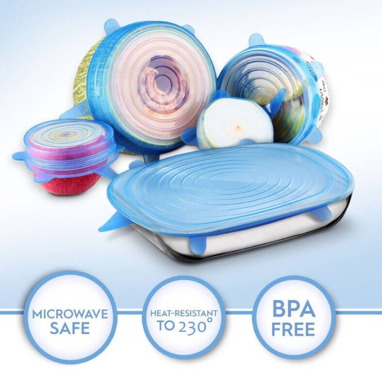 Set De 6 Capace Flexibile Din Silicon