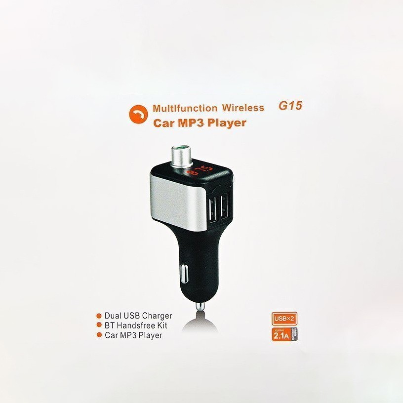 Modulator FM Bluetooth si incarcator pentru masina Handsfree cu ecran LCD
