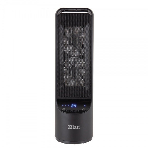 Aeroterma ceramica turn Zilan, 2000W, cu timer si display LED, ZLN-2052