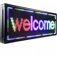 RECLAMA LUMINOASA , AFISAJ LED, PERSONALIZABILA PENTRU EXTERIOR-INTERIOR, 100X20CM