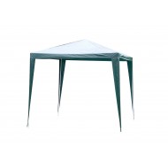 Cort pavilion verde, dreptunghiular, cadru otel, 3 x 3 m