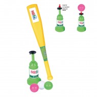 Set de antrenament baseball din plastic, cu lansator minge inclus