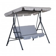Balansoar tip leagan pentru gradina din otel, 178 x 106 cm