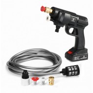 Aparat de spalat cu presiune mobil cu acumulator si incarcator