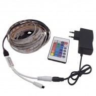 Banda luminoasa LED RGB,alimentare USB,telecomanda, 5 metri