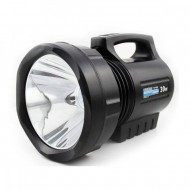 Lanterna reincarcabila cu bec halogen de 30W si semnalizare