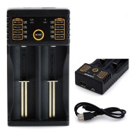 Incarcator universal cu 2 porturi pentru Acumulatori Li-Ion