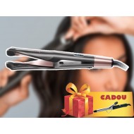 Oferta Limitata! Placa de indreptat parul + Ondulator de par Cadou