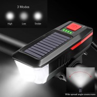 Lanterna 2in1 pentru bicicleta reincarcabila cu LED si alarma