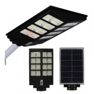 Lampa solara stradala dubla 600/800W/1000W, cu telecomanda si senzor de miscare