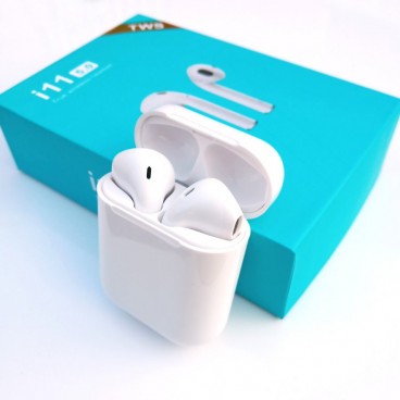 Casti Bluetooth Touch control, Wireless i11, Compatibile Android si iOS