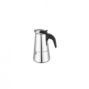Espressor inox pentru realizat cafea la aragaz - 6 cesti