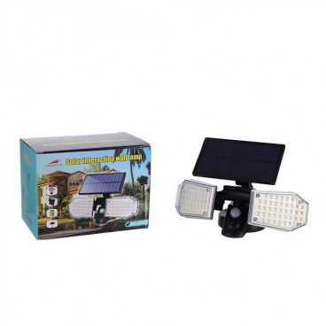 Lampa solara dubla, senzor de miscare, Lampi Dreptunghiulare