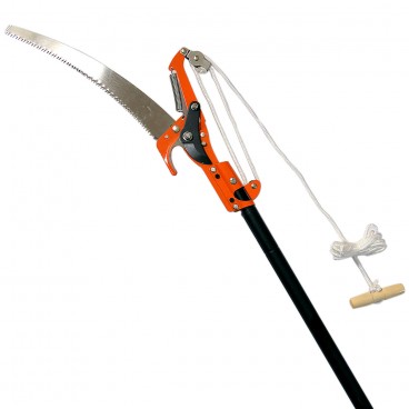 Foarfeca pentru crengi cu fierastrau si maner telescopic
