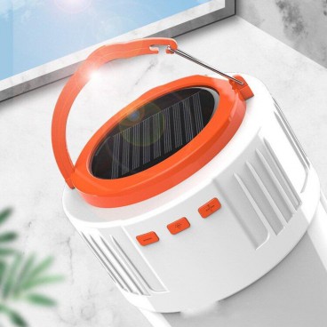 Boxa cu panou solar si lanterna incorporata, 2 moduri de iluminare