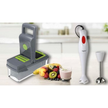 Pachet promotional razatoare Veggie slicer si blender