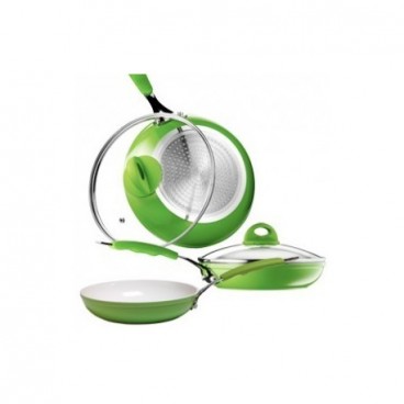 Set 3 tigai cu capace Biolux