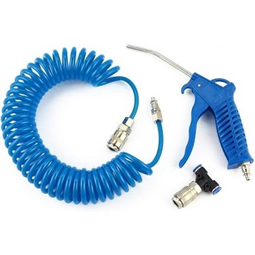 Set pistol de suflat cu furtun de aer comprimat, 1/4, 10.1 Bar