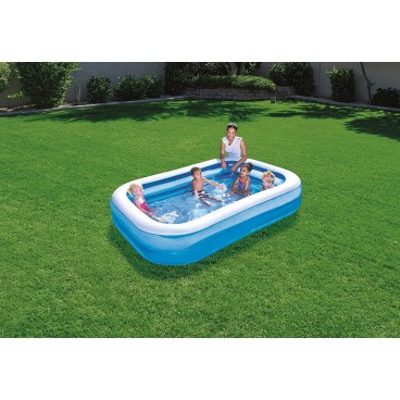 PISCINA DREPTUNGHIULARA GONFLABILA, 210 X 140 X 65 CM, 3 INELE