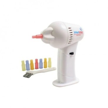 Set aparat pentru curatarea urechilor, tip vacuum cu 4 capete de silicon