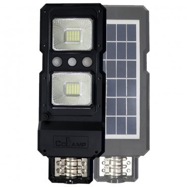 Lampa stradala COB LED 20 W cu telecomanda si panou solar