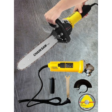 Pachet promotional, Polizor unghiular (flex), 550 W, 115 mm si Adaptor drujba pentru polizor unghiular + Disc Debitare CADOU