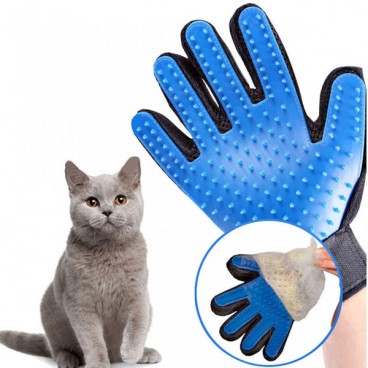Perie tip manusa pentru animale de companie