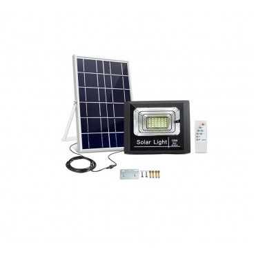 Panou solar cu proiector 10W, cu telecomanda