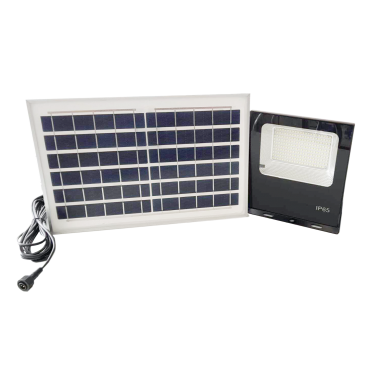 Proiector LED cu panou solar si telecomanda 150W