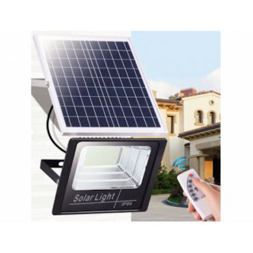 Panou solar cu proiector 600W, cu telecomanda