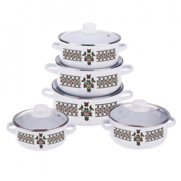 Set oale emailate 10 piese