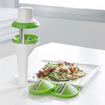 Aparat de tocat legume in spirala 3 in 1