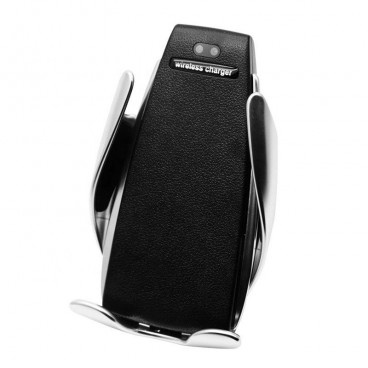 Incarcator si suport telefon Auto Wireless, QI incarcare rapida, prindere in grila ventilatie