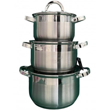 Set oale din inox, 6 piese, potrivite pentru toate plitele